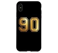 90 Number Ninety Team Sports Graphic Varsity Matching Case for iPhone XS Max