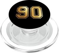 90 Number Ninety Team Sports Graphic Varsity Matching PopSockets PopGrip for MagSafe