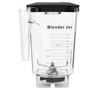 90 oz Replacement Jar Compatible with Blendtec Blender, Container Pitcher Fits All Consumer and Commercial Models, Includes Blade and Lid