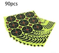 90 Pack of 3 Inch Paper Targets with Reactive Splatter for Enhanced Targeting Experience