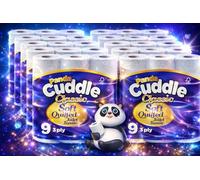 90 Pack Protectafile 3 PLY Toilet Rolls Ultra Soft Unscented Quilted Loo Toilet Tissue Paper Bulk Packs Panda Cuddle 3-Ply Quilted Toilet Paper - & Gentle Bulk Loo Rolls