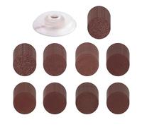 90 Pcs 50mm Sanding Discs, Sanding Pads,Hook and Loop Discs with 1/4" Shank Backing Plate and Soft Foam Buffering Pad, Grit P40/60/80/100/120/180/240/320 Orbital Sander Pads Round Sandpaper