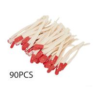 90 Pcs Bridle Straps Replacement Repair Kit for Upright Pianos, PU Leather Regulation Braid DIY Action Repair Parts, 9cm x 0.7cm (3