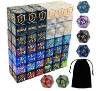 90 PCS MTG Counter Dice Set - AbilityKeyword Counters, -1/+1 Life Counter, Shield Life Counter Dice, Creature Stat Buffs, Marble Colour D6 Cube Dice, for MTG, TCG, Card Games (Includes Black Bag)