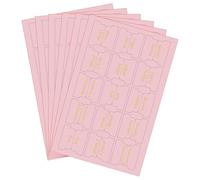 90 Pcs Pink Laminated Bible Tabs with Gold Letters, Blank Writable Index Tabs for Women Men, Bible Journaling Supplies, Self-Adhesive Tab Dividers for Old New Testament, DIY Scripture Markers
