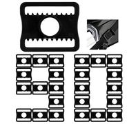 90 Pcs Replacement Hockey Goalie Mask Slider Clips Durable Plastic Sports Helmets Buckle Hockey Helmets Repair Kit Helmet Chin Strap Adapter for Football Baseball Hockey Sports Helmet Chin Strap