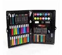 90-Piece Art Kit for Kids | Drawing Pens, Oil Pastels, Crayons, Watercolor Cakes, Color Pencils with Case | Painting & Sketching Supplies Set for Children, Students & Beginners with Accessories