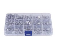 90 Pieces 11 Types Split C Pin Assortment M1.5 M2 M3 M4 M5 M6 with Case 18x10x3 P