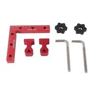90° Positioning Ruler L Shaped Right Angle Woodworking Panel Fixing Fixture 120x120mm for Woodworkers Craftsmen