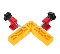 90° Right Angle Positioning Clamp for Woodworking, 120x120mm Scale, High Strength Material, Anti-Drop and Anti-Impact, L-Shaped for Accurate Splicing