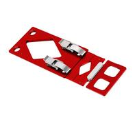 90°Right Angles Guide Rails with Anti-Tip Design Track Sawing Compatible for Secure Wood Cutting & Power Tools Aluminum Angle Stop