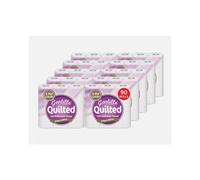 (90 Rolls ( 10 packs of 9)) Gentille Quilted Toilet Rolls 3ply Luxury Soft Strong Tissue