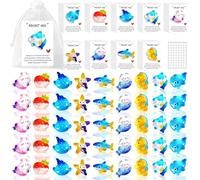 90 Sets Pocket Hug Token Bulk Ocean Animal Cute Mini Encouragement Gifts Small Thank You Gifts Bulk with Pocket Hug Cards for Friends Family Coworkers Loved Ones Nurses Party Favors