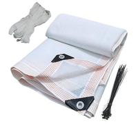 90% Shade Cloth for GardenDurableSun Shade Netting with Grommets Sizes from 2x2.5m to 8x15m Perfect for Greenhouse Plant Protection Pergola & Patio Cover (6x12m)