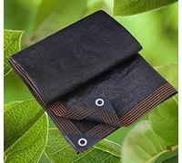 90% Shade Sail Cloth Greenhouse Plant Shade Net Garden Tarp Privacy Netting UV Protection Mesh for Patios & Outdoor Use Black 3x5m