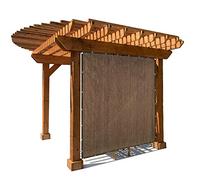 90% Shade Sail for Outdoor Use - 180 g/m² Sun Block Mesh with Grommets on All Sides Ideal for Patio Pergola Pavilion Custom Size (Brown 3.5 x 2.5 m)
