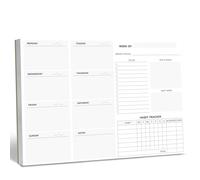 90 Sheets Weekly Planner with Magnet, Magnetic Tear Off Planner Pad with Daily Schedule Checklist Notepad To Do List Pad with Top Priorities, To Do Lists & Habit Tracker for Office, School, Home