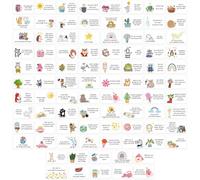 90 Styles Motivational Quote Note Cards, 2.52 * 3.5 Inch Encouragement Greeting Cards for School Workplace Gifts, Mini Inspirational Appreciation Business Cards for Student Teacher