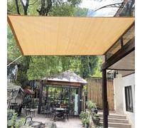 90% Sun Shade Cloth for Garden, Breathable Mesh Fabric with Grommets, UV Protection Netting for Patio Deck Porch Carport