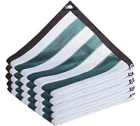 90% Sunshade Net for Greenhouses Plant Covers & Chicken Coops - UV Protection Fabric Dark Green/White 4x5m Ideal for Tomato Growth and Garden Use