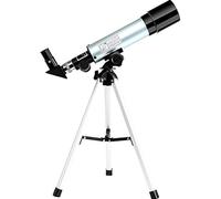 90 Times Astronomical Telescope, Portable Astronomical Refracting Telescope with 20mm＆6mm Tripod & Moon Filter Gift for Adults & Beginner & Kids