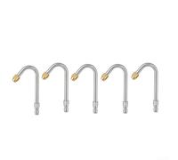 90° U-Bend Pressure Washer Wand 15cm with 25-Degree Fan Nozzle 5-Pack | Iron construction G1/4 quick-connect fitting 150mm extended shaft for hard-to-reach areas multi-purpose cleaning