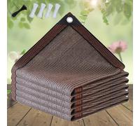 90% UV Protection Shade Netting with Eyelets & Lanyard for Greenhouse Outdoor Plants Garden & Flower Durable Shade Cloth 5x5 5x6 5x8 5x10m Options