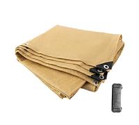 90% UV Resistant Beige Shade ClothGrommeted Outdoor Shade for Flowers Plants Patio & LawnEasy to Hang Sun Protection Fabric