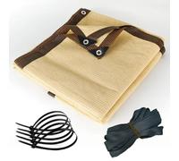 90% UV Resistant Shade Net - Outdoor Sun Shade Cloth with Grommets Sunblock Mesh for Pergola Garden Patio Parking - Available in 1x2m 2x2.5m 3x4m 6x9m 8x12m Perfect for Plants