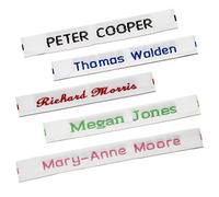 90 Woven Sew in Name Tapes Labels for School Uniforms, Nursery, Daycare, & Care Home Clothing