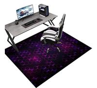 90 x 120 cm Gaming Chair Mat Non-Slip Protective, Office Carpet Protector Chair Mat, Floor Protector for Office Chair, Office Chair Mat for Hardwood Floor, Multi-Purpose Hard Floor Protection Mat