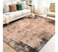 90 x 150 cm Area Rug for Bedroom and Living Room, Soft Easy to Clean Carpet for Dining Room, Retro Soft Stone Texture Flannel Rug, Decoration In Living Room Bedroom Chestnut Brown