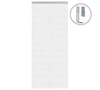 (90 x 200 cm) vidaXL Chain Door Fly Screen Chain Curtain Door Screen 90x220 cm Aluminium