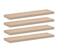 (90 x 23.5 x 4 cm/ 4 pcs) vidaXL Floating Shelves Wall Shelf Display Storage Shelf Rack Engineered Wood
