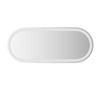 LED Bathroom Mirror Wall Mirror Wall Vanity Mirror with LED Light Oval vidaXL