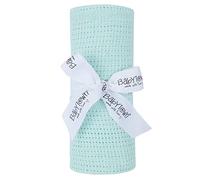 90 x 70cm 100% Cotton Cellular Baby Blanket (Mint)