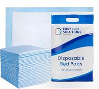 90 x Easy Care Solutions 60 x 90 cm Premium Disposable Incontinence Bed Pads | High Absorbency Underpads, Bed Mats, Mattress Protectors, Incontinence Pads | 3 Packs of 30