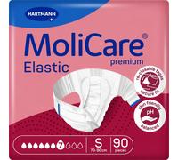 90 x Molicare Premium Elastic 7 Drops | Small | Adult Inco Slips | 3 Packs of 30