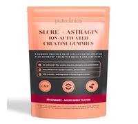 90 x SLCre® Creatine Gummies with AstraGin® - 5g Micronized Creatine Monohydrate per Serving - Full Month's Supply - Sugar-Free, No Bloat, Delicious Berry Flavor