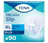 90 x TENA Pro Skin Slip Plus| Extra Large | Incontinence Slips | 3 Packs of 30