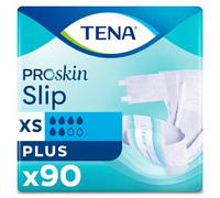 90 x TENA Pro Skin Slip Plus| Extra Small | Incontinence Slips | 3 Packs of 30