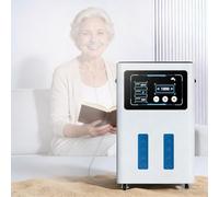 900-4200ml/Min Hydrogen Inhalation Machine, Dual User Hydrogen Inhaler with Automatic Water Supply Drain & SPE/PEM Tech 99.99% High Purity Touch Display for Effortless Home Operation(1200ml)