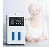 900-4200ml/Min Hydrogen Inhalation Machine, Dual User Hydrogen Inhaler with SPE/PEM Electrolysis Tech 99.99% High Purity Touch Display 6H Timer Automatic Drainage for Daily Use(1800ml)