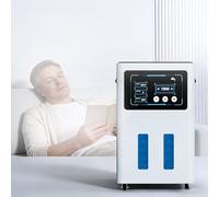 900-4200ml/Min Hydrogen Inhalation Machine, It Operates Quietly,Electrolysis Tech Touch Display 6 Hours Timer Large Flow Water Ionizer for Home Use(1200ml)
