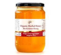 900 g Organic Herb Honey - Raw, Natural, Unpasteurized Honey from Small Own Apiaries