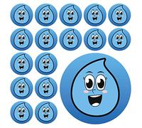 900 Hydration Tracking Reward Stickers 10mm For Hospitals, Care Homes, Doctors - Colourful, Easy Peel Stickers With Strong Adhesive Glue