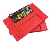 900 In 1 Multi-game Game Cartridge For SNES 16-Bit Game Console-1 Pcs Red Retro Game Cartridge