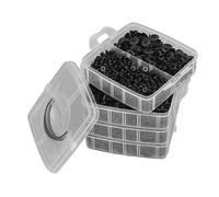 900 Pcs Set Bumper Clips Push Fastener ABS Plastic Pin Rivet 5mm 6mm 6.8mm 8.5mm - Durable Automotive Retainers, Secure Fit for Panel and Mudguard, Convenient Storage Boxes