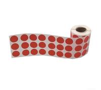 900 Pcs Splatter Target Stickers Roll, 2cm Diameter Self-Adhesive Shooting-Target Patches for Bullet-Hole Repair and Practice on Paper or Steel, High Visibility Black and Red(Red)