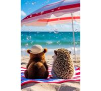 900 Piece Jigsaw Puzzles for Adults - Beach Hedgehog - Eco Matte Anti-Glare Print, Precision Fit Interlocking Pieces with Letter Zone Backing 34.3x13.39 inch